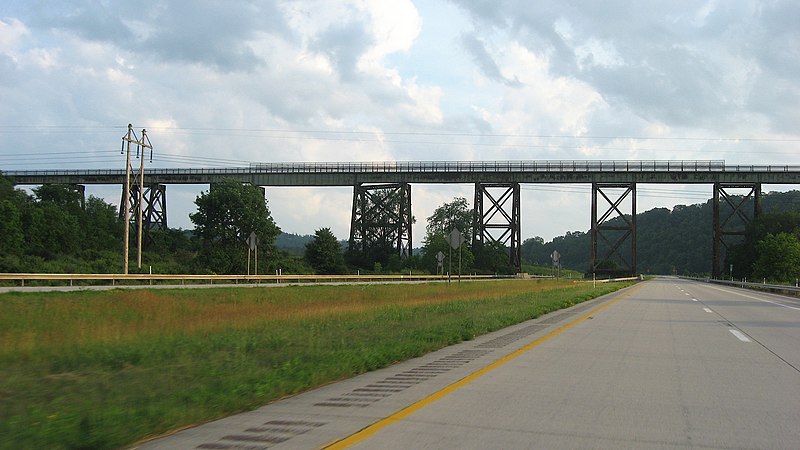 File:Western Maryland Railroad Viaduct from north.jpg