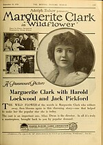 Advertisement for Wildflower in Moving Picture World (1918) Wildflower 1914.jpg