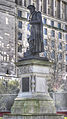 William Tyndale statue, Victoria Embankment Gardens - left side.jpg