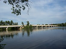 WIS 13 / WIS 54 bridge over the Wisconsin River in Wisconsin Rapids WisconsinRiverWisconsinRapidsWIS54WIS13.jpg