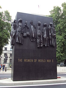 Women of World War II memorial, Whitehall - DSC08095.JPG