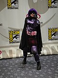 Thumbnail for File:WonderCon 2011 Masquerade - Hit Girl (5594665334).jpg