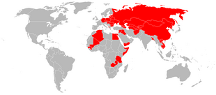 Gli utilizzatori mondiali dello Yak-18.