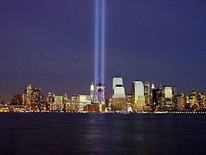 The 2004 Tribute in Light memorial.