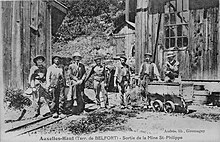 La mine Saint-Philippe vers 1900.