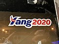 Yang 2020 sticker at University of Missouri-Columbia