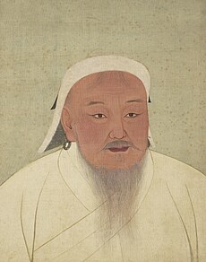Reprodukcia portrétu z roku 1278 z albumu z obdobia dynastie Jüan – Národné palácové múzeum, Tchaj-pej