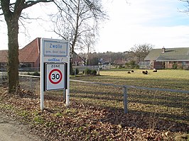 Zicht op Zwolle vanaf de Oude Klaverdijk