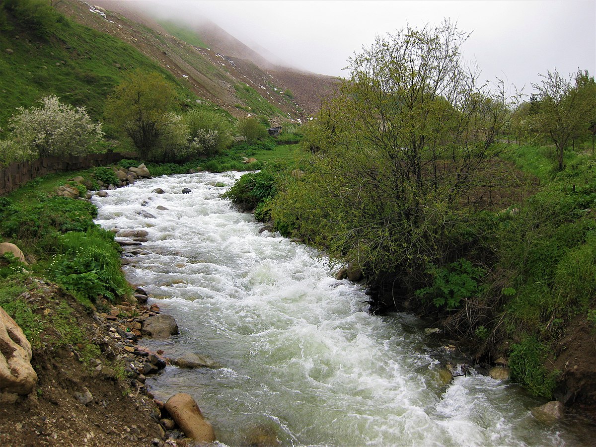 Река Охчучай Азербайджана