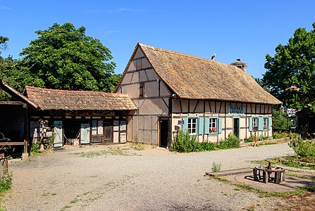 Half-timbered house from Illkirch-Graffenstaden Écomusée d’Alsace Ungersheim France