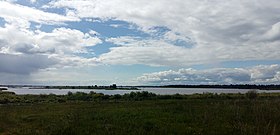 Согожское озеро со стороны деревни Согожа.