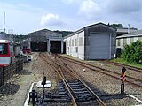 Depot beim Bahnhof Akechi