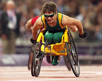 Australian T34 competitor Rheed McCracken 060912 - Rheed McCracken - 3b - 2012 Summer Paralympics (02).jpg