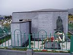 Gamla minnesplatsen för alla IRA-män som dött från Falls road. Bild från Milltown Cemetery.