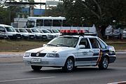 Volkswagen Santana 2000 viatura policial da PMDF.