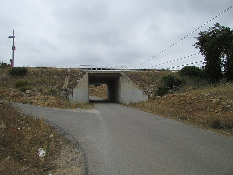 File:13-06-2017 Bridge under A22 motorway, Texugueiras, Albufeira.JPG