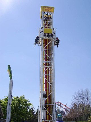 <span class="mw-page-title-main">Double Shot (ride)</span> Type of drop tower amusement ride