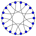 18-vertex zero-symmetric graph