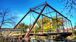 1892 Форт-Аткинсон Pratt truss bridge.jpg түйрелген