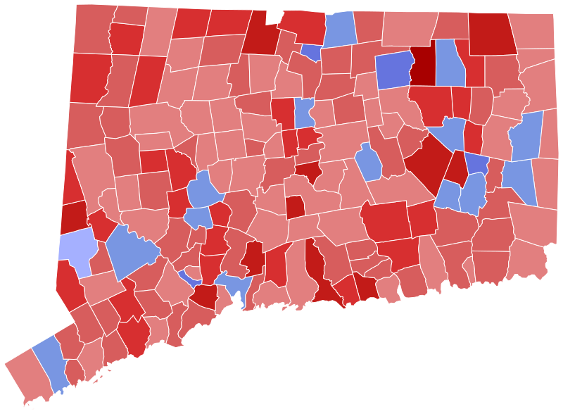 File:1922 United States Senate election in Connecticut results map by municipality.svg