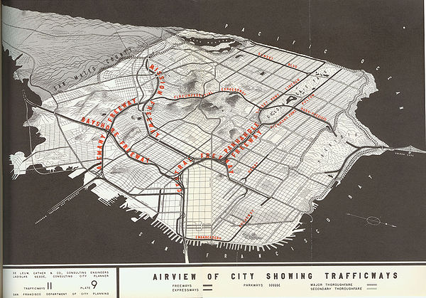 1948 San Francisco roadway plan