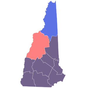 1964 New Hampshire Republican presidential primary election results map by county.svg