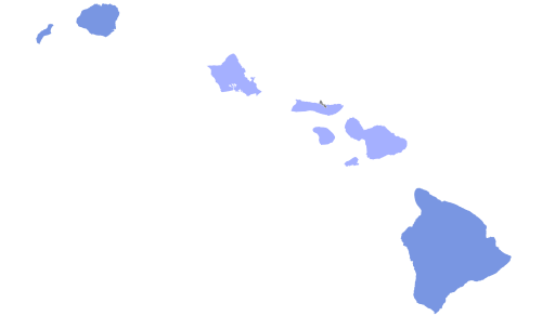 1982 Hawaii gubernatorial election results map by county.svg