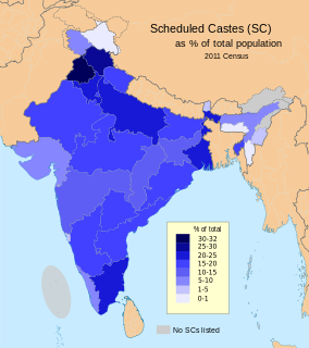Scheduled Castes and Scheduled Tribes Official designations given to various groups of indigenous people in India