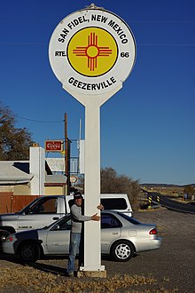 2013, Doug and HIs Beloved San Fidel Sign - panoramio.jpg