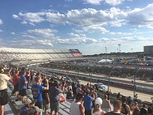 The Bar Harbor 200 at Dover International Speedway in June 2017 Bar Harbor 200 from frontstretch.jpg