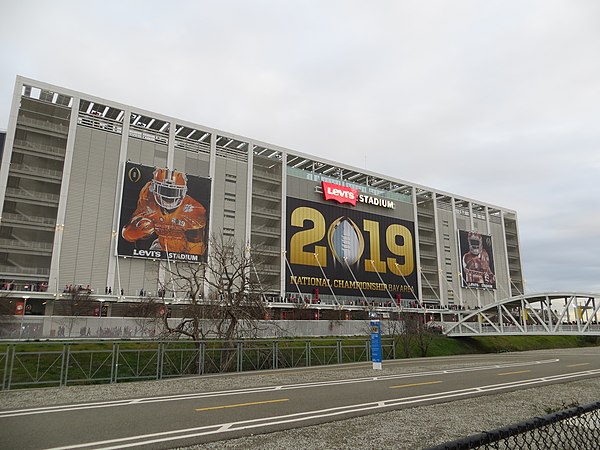 Levi's Stadium prior to the 2019 College Football Playoff National Championship