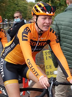 Sara Van de Vel Belgian cyclist