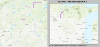 <span class="mw-page-title-main">Wisconsin's 75th Assembly district</span> State Legislative District of Wisconsin