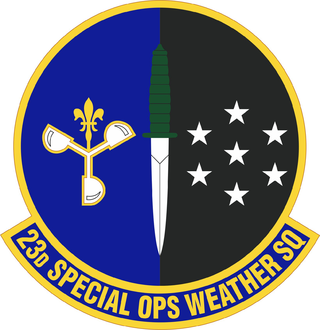 <span class="mw-page-title-main">23rd Special Operations Weather Squadron</span> Military unit