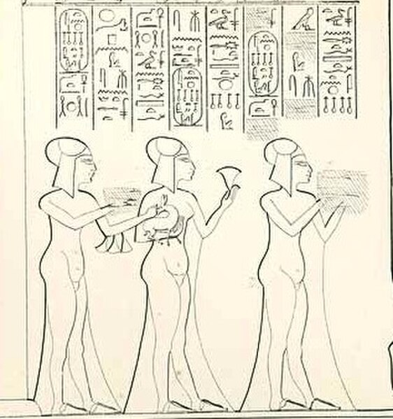 From left to right: Setepenre, Neferneferure, and Neferneferuaten Tasherit at the Durbar in year 12.