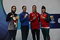 Women Kumite -68 kg Medal Ceremony
