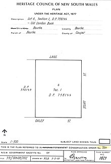 Heritage boundaries 764 - Old London Bank Building - PCO Plan Number 764 (5045129p1).jpg