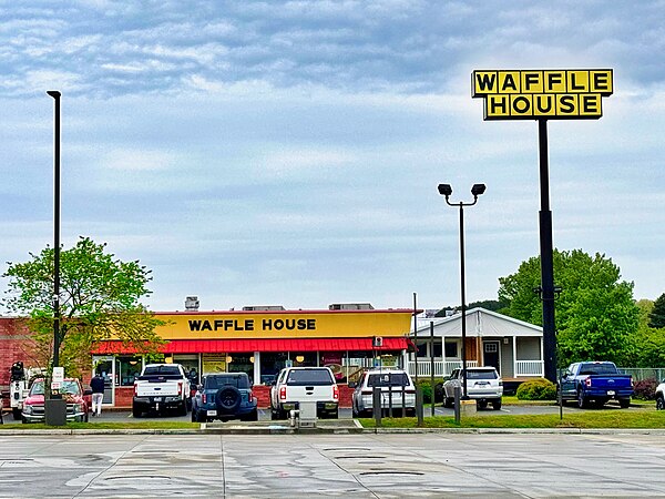 A Waffle House in Jasper, Georgia