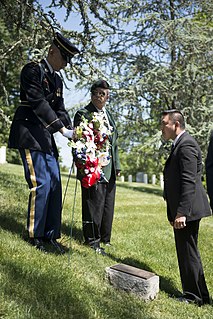 Laos Memorial War memorial in Arlington National Cemetery, Washington, D.C.