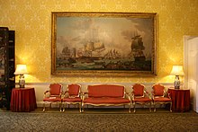 The interior of Admiralty House is decorated in its original style. Depicted is the Music Room. Admiralty House - Music Room 2.jpeg