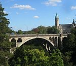 Adolphe Bridge, Luxembourg, Luxembourg (15590674887)2.jpg