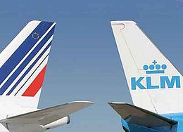 Air France & KLM vertical stabilizers.jpg