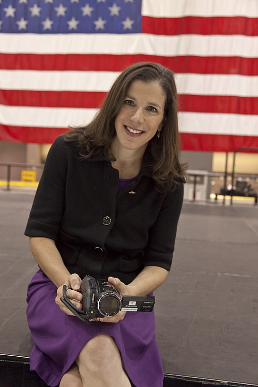 Alexandra Pelosi filming on location, 2013