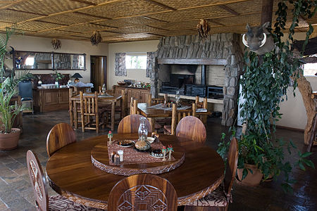 Aloegrove Dining Room. Namibia