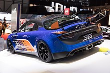 The Alpine A110 GT4 is built by Signatech for Alpine Alpine, GIMS 2018, Le Grand-Saconnex (1X7A1670).jpg