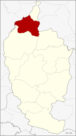 District location in Maha Sarakham province