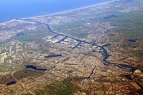 Aerial view of Amsterdam and its port Amsterdam Westpoort.jpg