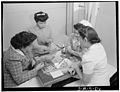 Ansel Adams Manzanar - Bridge game, Nurse Aiko Hamaguchi, Nurse Chiye Yam - LOC ppprs-00108.jpg