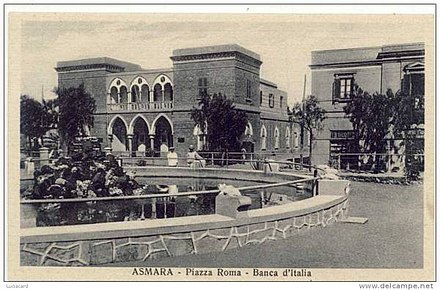 Piazza Roma in Italian Asmara