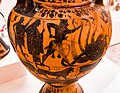 Attic black figure lebes gamikos - ABV extra - Herakles and the Hydra - animals - Athens NM 12075 - 02